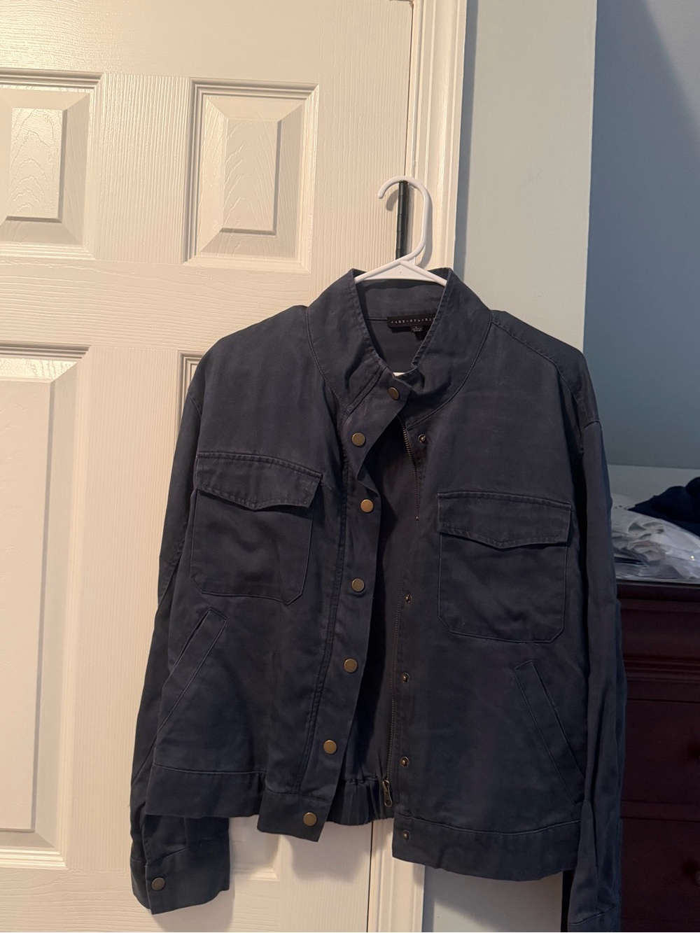 Women’s Navy Utility Jacket - Jane + Delancey